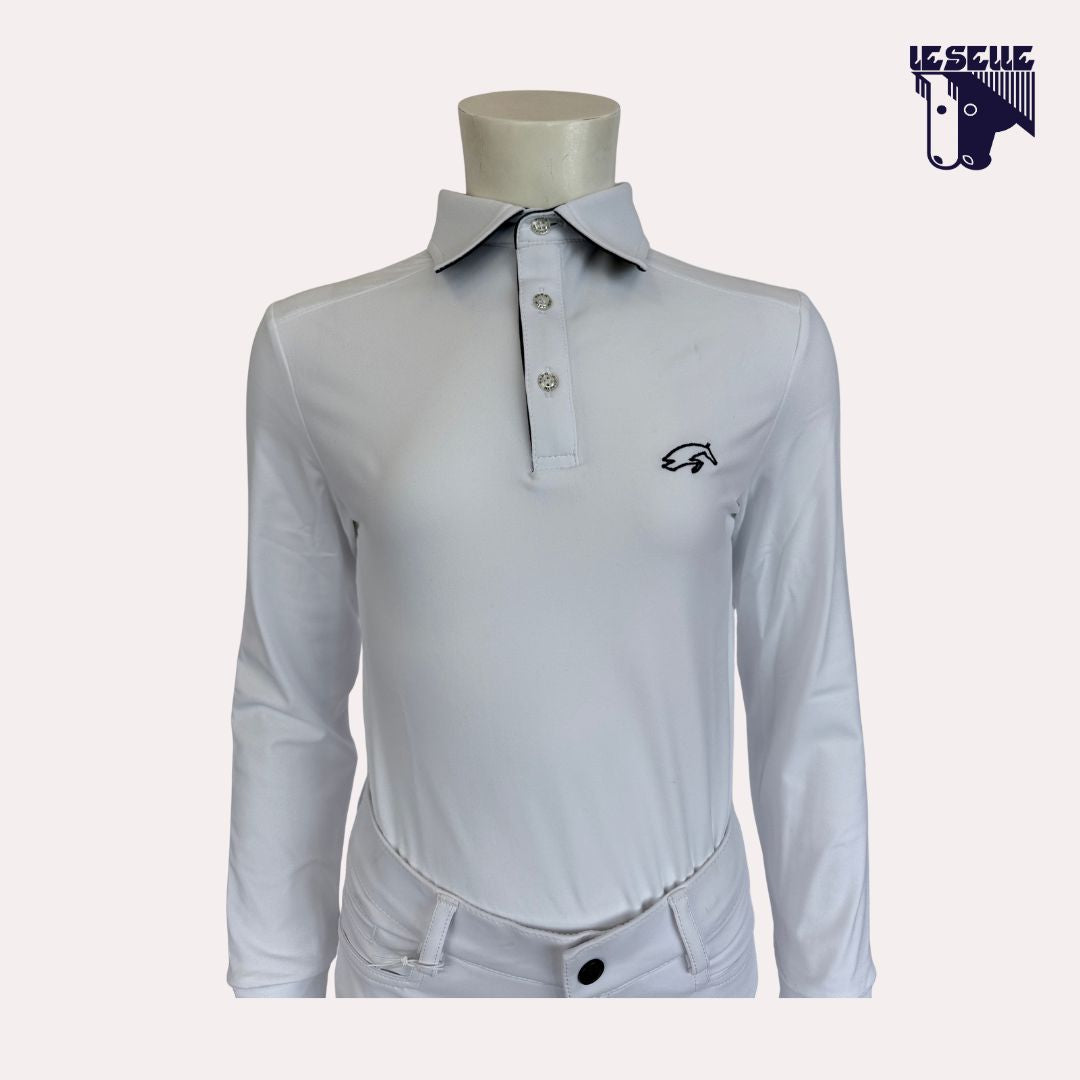 POLO ANTON DA CONCORSO BIMBO SARM HIPPIQUE - BIANCO