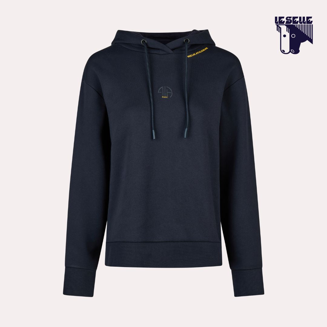 FELPA PIKEUR HOODY ATHLEISURE - BLU