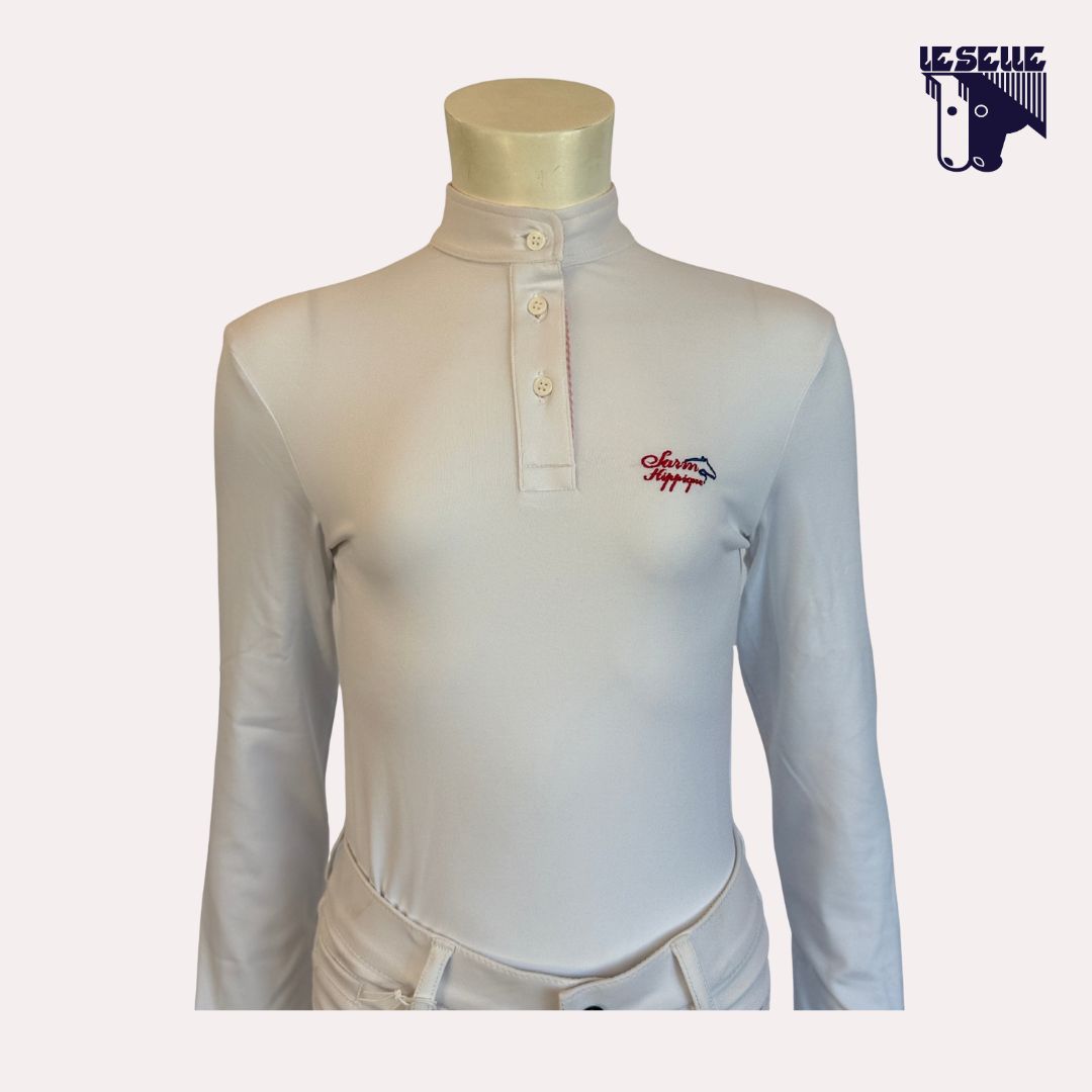 POLO DA CONCORSO BIMBA SARM HIPPIQUE - BIANCO