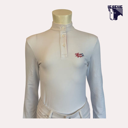 POLO DA CONCORSO BIMBA SARM HIPPIQUE - BIANCO