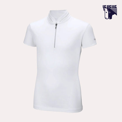 POLO LYNN DA CONCORSO BIMBA PIKEUR - BIANCO
