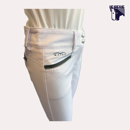 PANTALONE N57 DA GARA FULL GRIP ANIMO - BIANCO