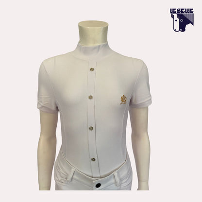 POLO DA CONCORSO BIMBA SARM HIPPIQUE - BIANCO