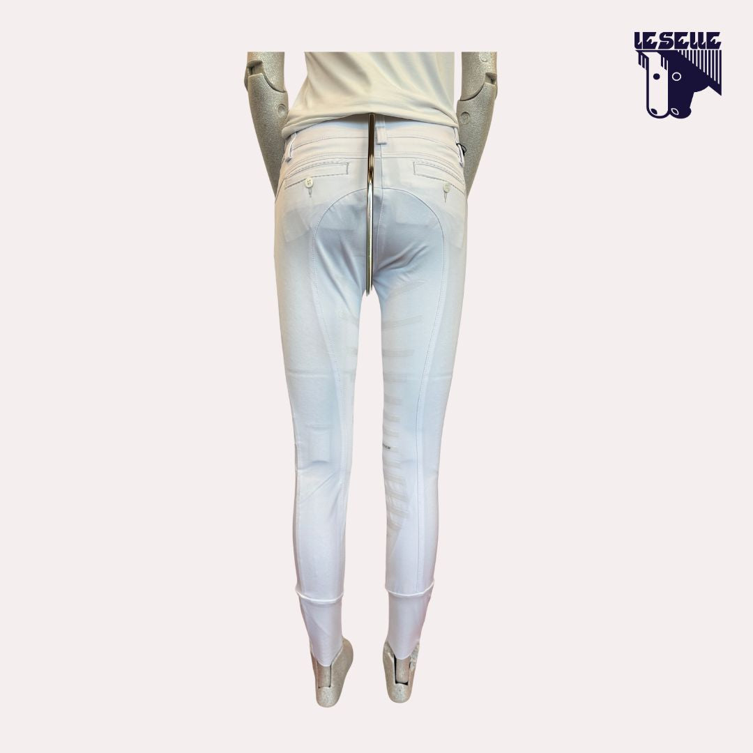 PANTALONE NISOTTA DA GARA FULL GRIP ANIMO - BIANCO