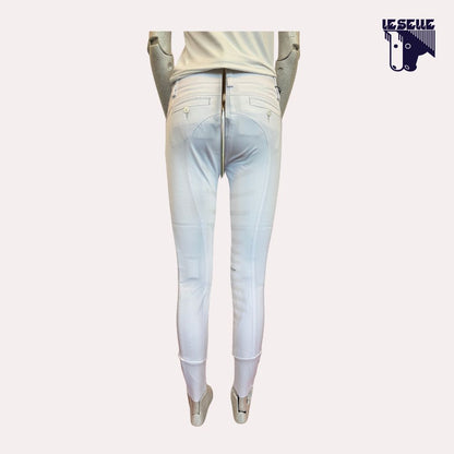 PANTALONE NISOTTA DA GARA FULL GRIP ANIMO - BIANCO