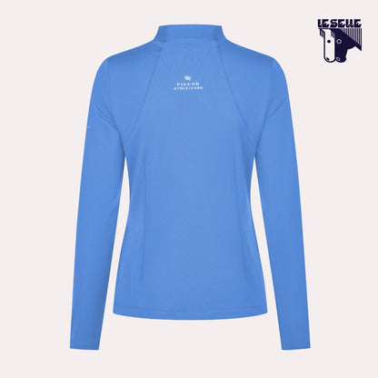 MAGLIA TERMICA PIKEUR ROLLNECK ATHLEISURE - AZZURRO