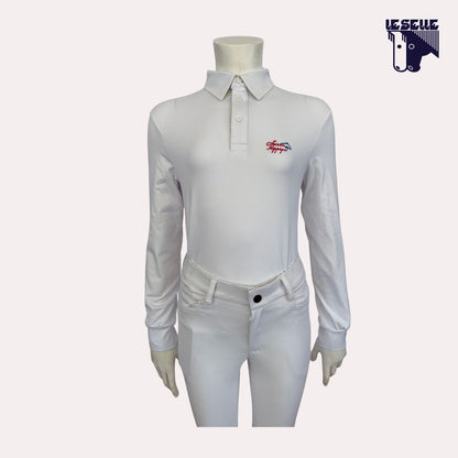 POLO DA CONCORSO BIMBO SARM HIPPIQUE - BIANCO