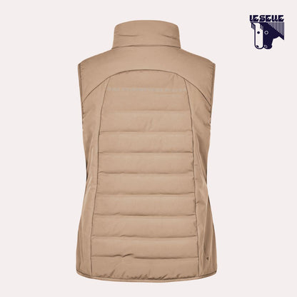 SMANICATO PIKEUR QUILTED FLEXVEST - BEIGE