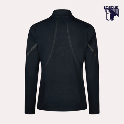 MAGLIA TERMICA PIKEUR ZONE SHIRT ATHLEISURE - NERO