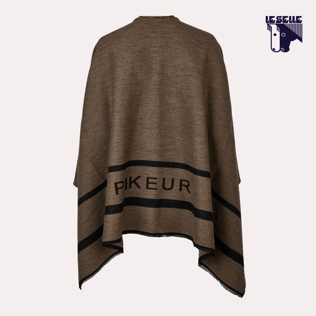 MANTELLA PIKEUR DOUBLE FACE - TABACCO