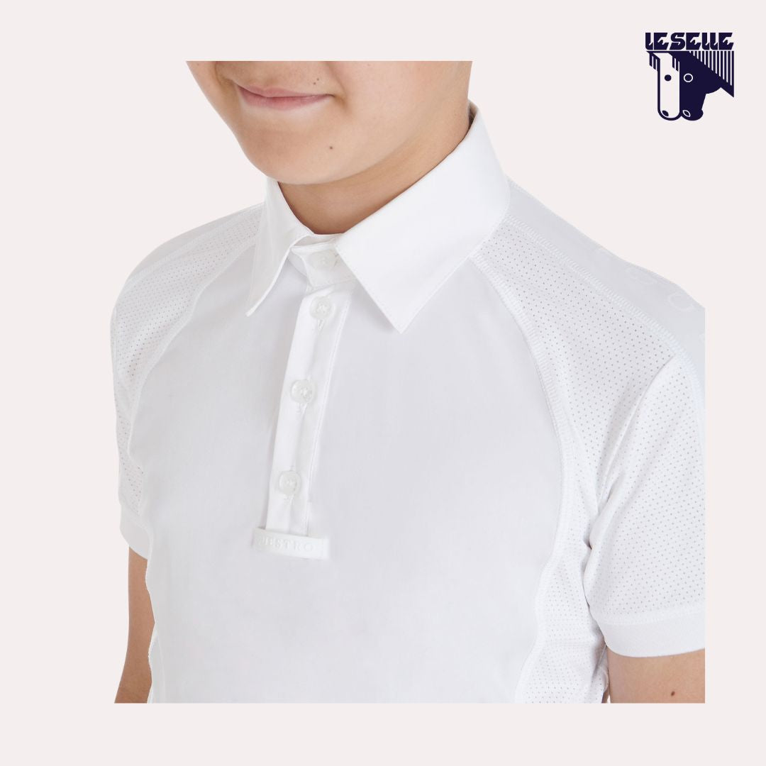 POLO DA CONCORSO BIMBO EQUESTRO - BIANCO