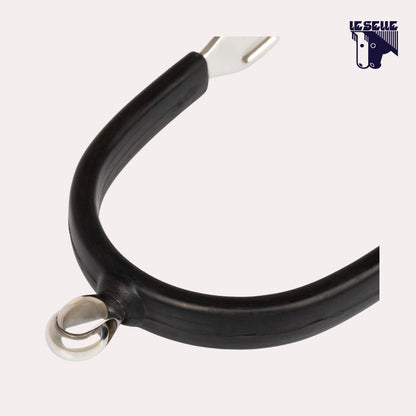 SPERONI CON ROTELLA LISCIA EQUESTRO - NERO