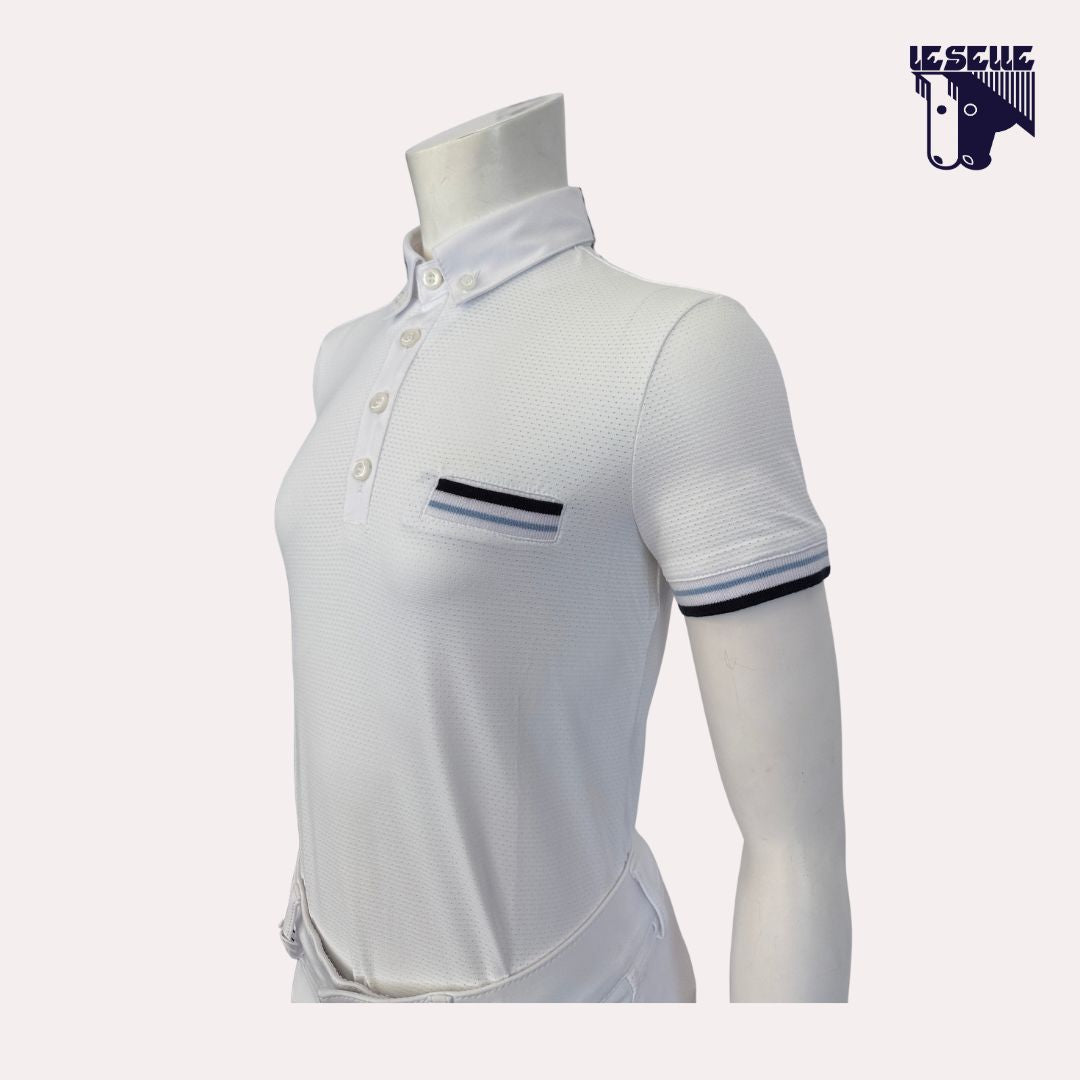 POLO TECH NET DA CONCORSO BIMBO CAVALLERIA TOSCANA - BIANCO