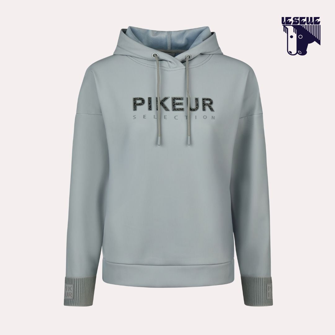 PIKEUR PLUSHLUXE HOODY - AZZURRO POLVERE