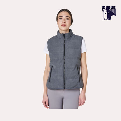SMANICATO IN LANA EQUESTRO - GRIGIO
