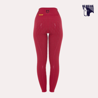 LEGGINGS EQUESTRO INVERNALI - ROSSO