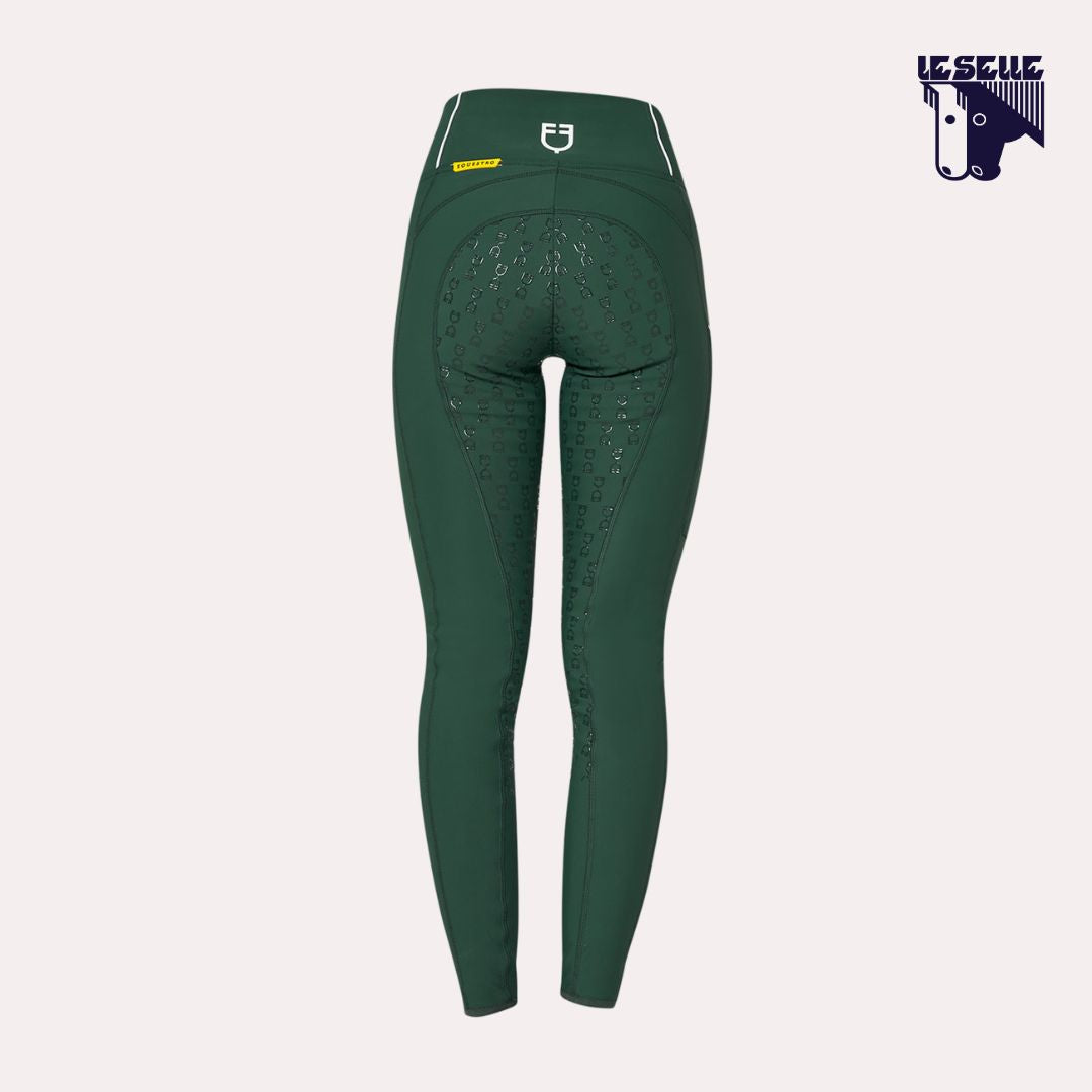 LEGGINGS EQUESTRO INVERNALI - VERDE