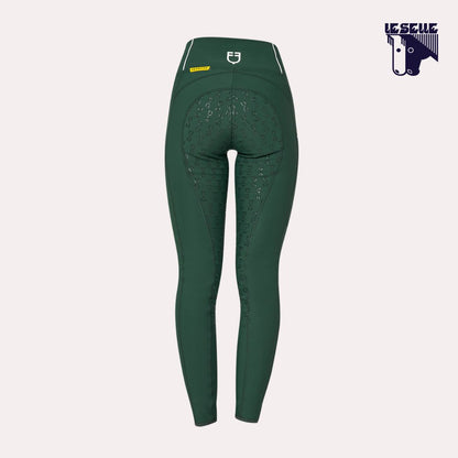 LEGGINGS EQUESTRO INVERNALI - VERDE