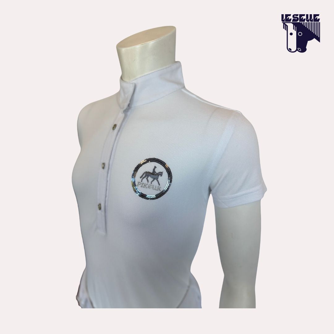 POLO TURNIER DA CONCORSO BIMBA PIKEUR - BIANCO