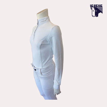 POLO SAFIRA DA CONCORSO BIMBA SARM HIPPIQUE - BIANCO