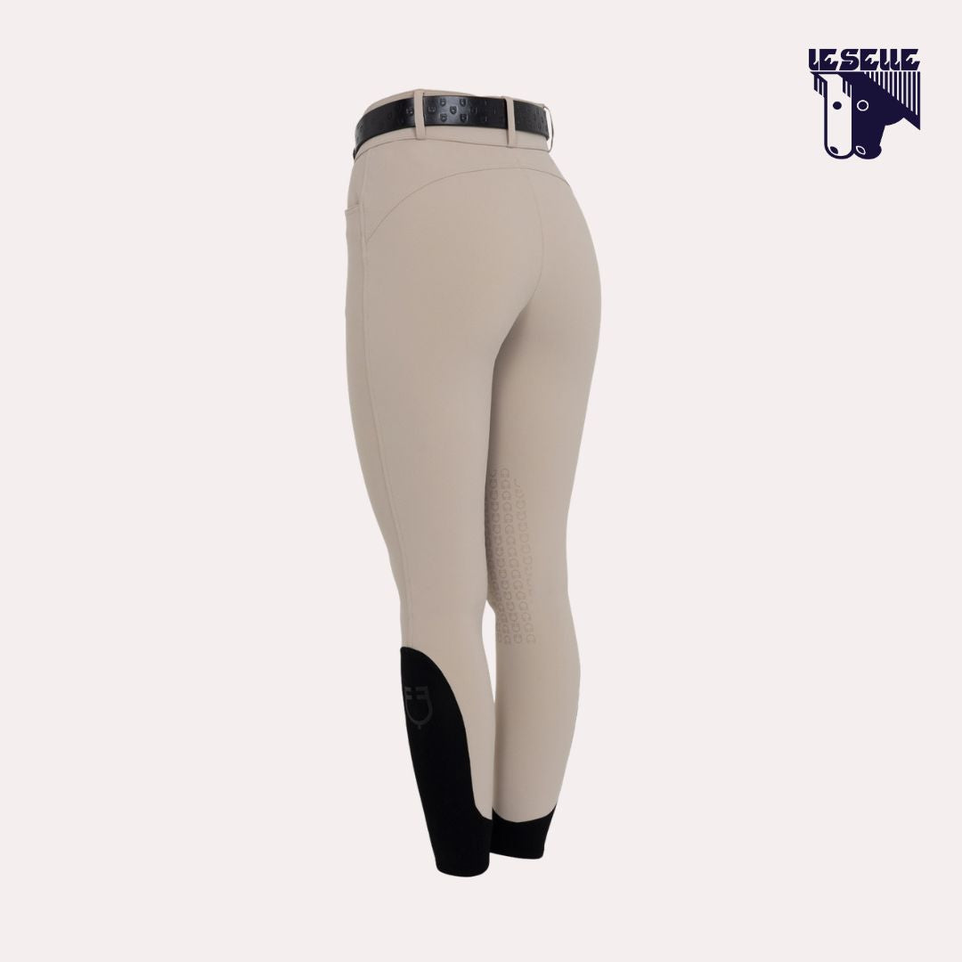 PANTALONI GRIP AL GINOCCHIO EQUESTRO - BEIGE
