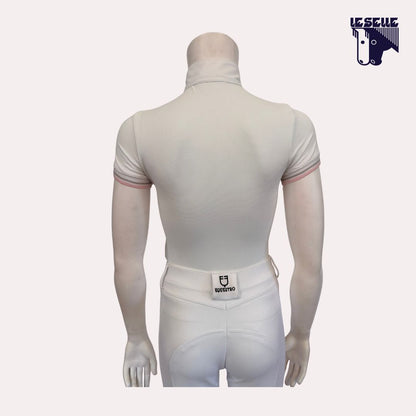 POLO DA CONCORSO BIMBA CAVALLERIA TOSCANA - BIANCO