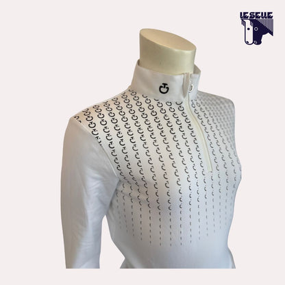 POLO PHASES JERSEY BIMBA DA CONCORSO CAVALLERIA TOSCANA - BIANCO