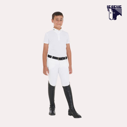 POLO ARSEN DA CONCORSO BIMBO EQUESTRO - BIANCO