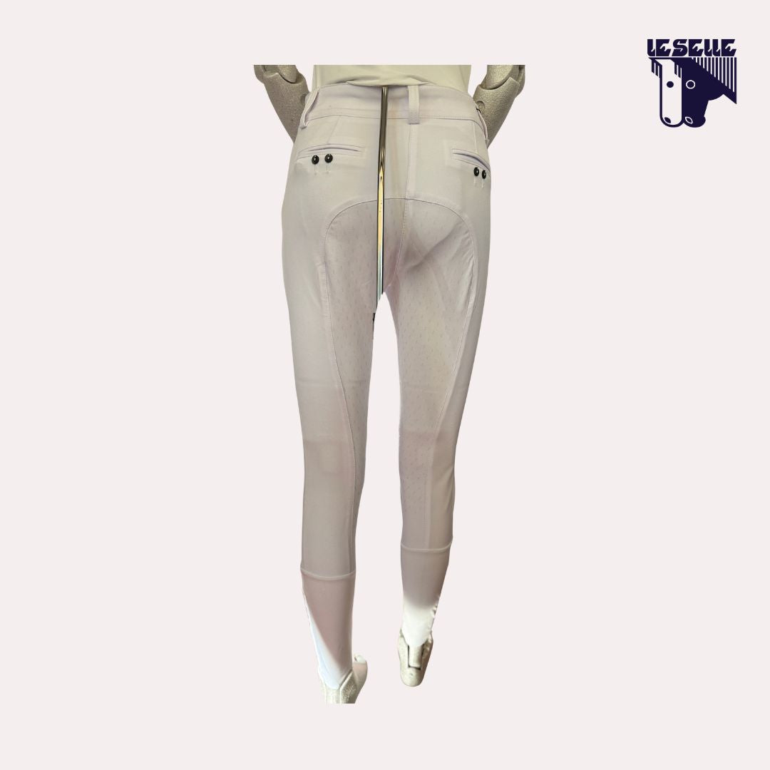 PANTALONE DA GARA FULL GRIP ANNA SCARPATI - BIANCO