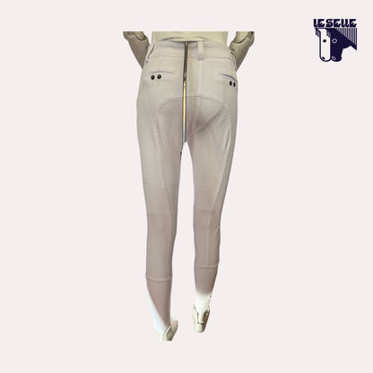 PANTALONE DA GARA FULL GRIP ANNA SCARPATI - BIANCO
