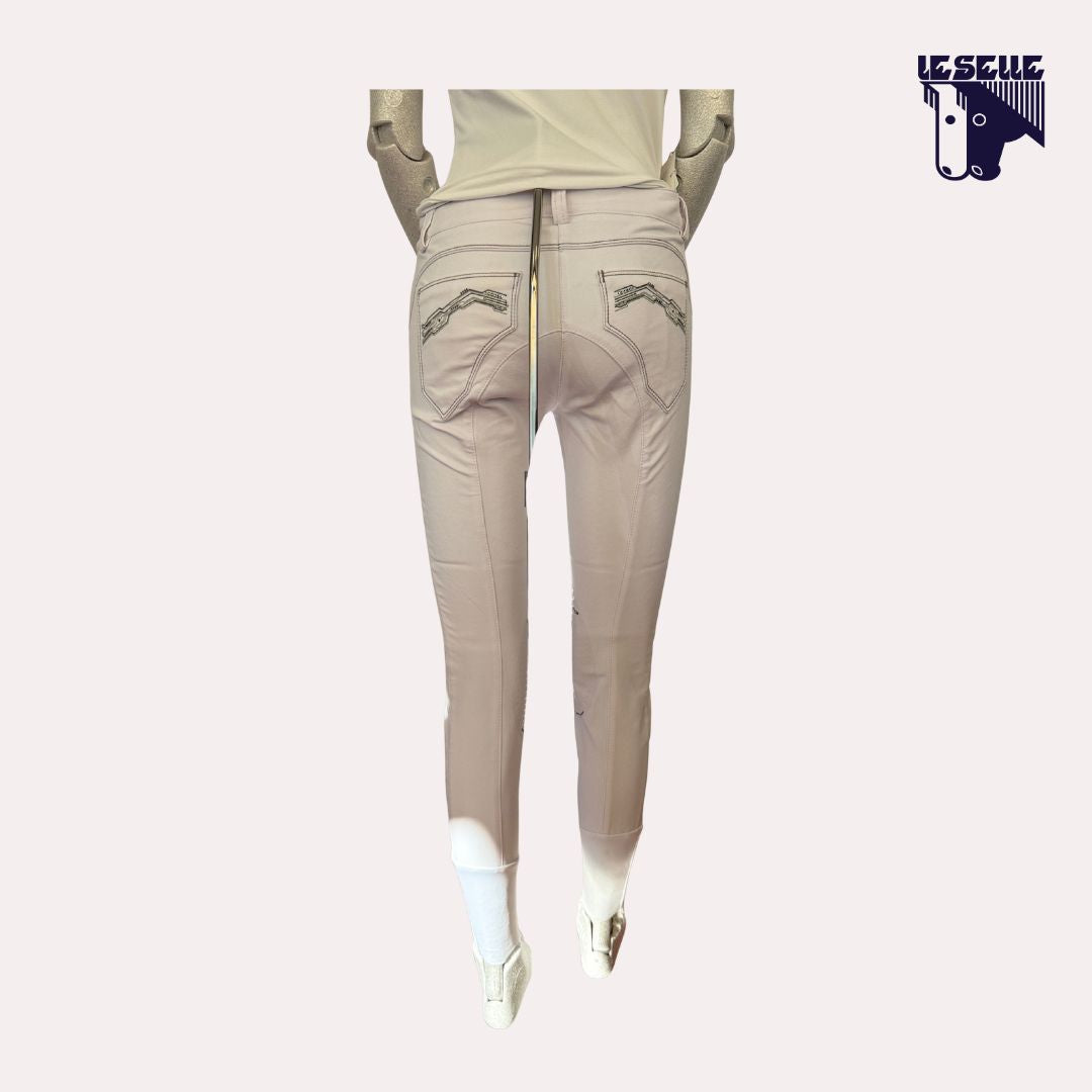 PANTALONI NOSCAL DA GARA GRIP AL GINOCCHIO ANIMO - BIANCO