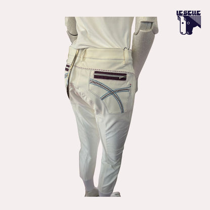 PANTALONE DA GARA ANIMO - BIANCO