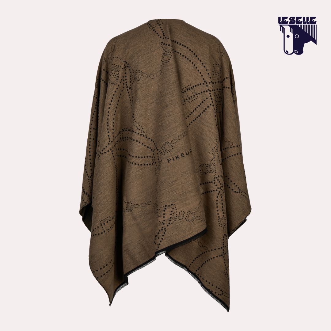 MANTELLA PIKEUR DOUBLE FACE - TABACCO