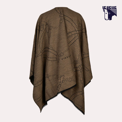 MANTELLA PIKEUR DOUBLE FACE - TABACCO