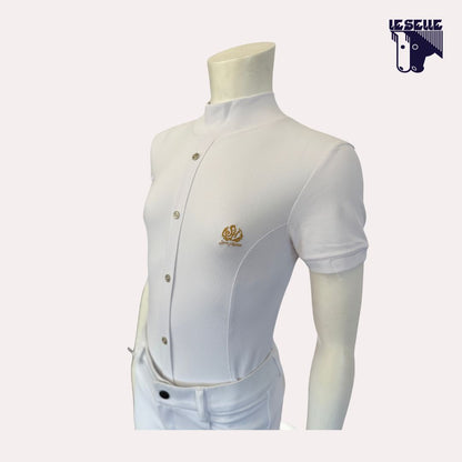 POLO DA CONCORSO BIMBA SARM HIPPIQUE - BIANCO