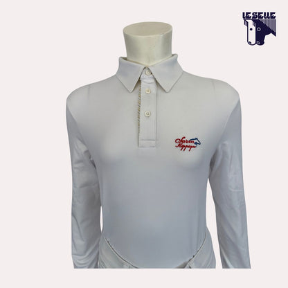 POLO DA CONCORSO BIMBO SARM HIPPIQUE - BIANCO