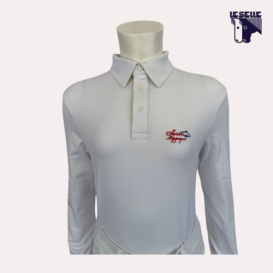 POLO DA CONCORSO BIMBO SARM HIPPIQUE - BIANCO