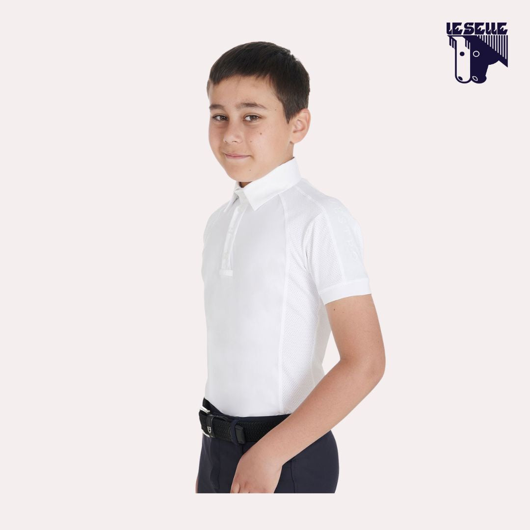 POLO DA CONCORSO BIMBO EQUESTRO - BIANCO