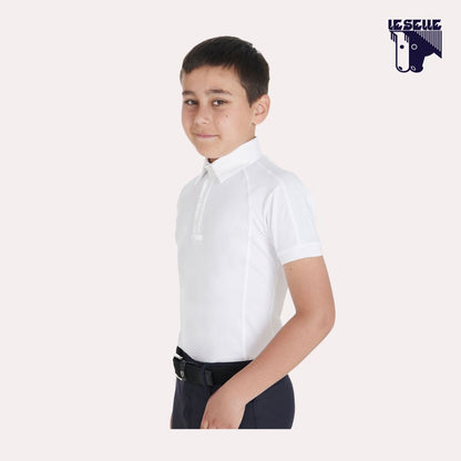 POLO DA CONCORSO BIMBO EQUESTRO - BIANCO