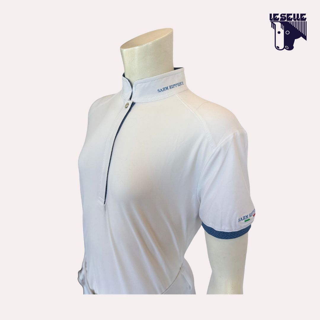 POLO ARIA DA CONCORSO BIMBA SARM HIPPIQUE - BIANCO