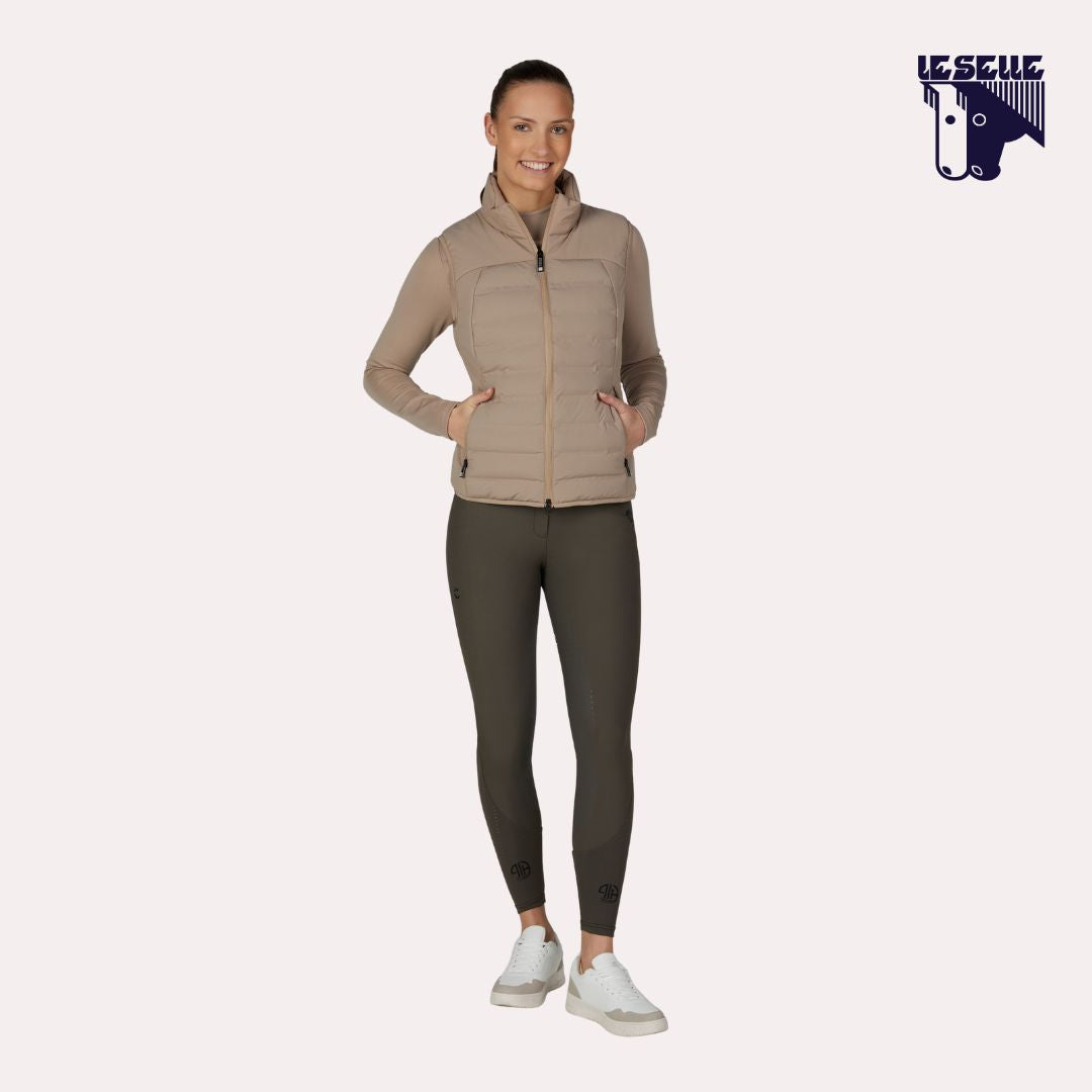 SMANICATO PIKEUR QUILTED FLEXVEST - BEIGE