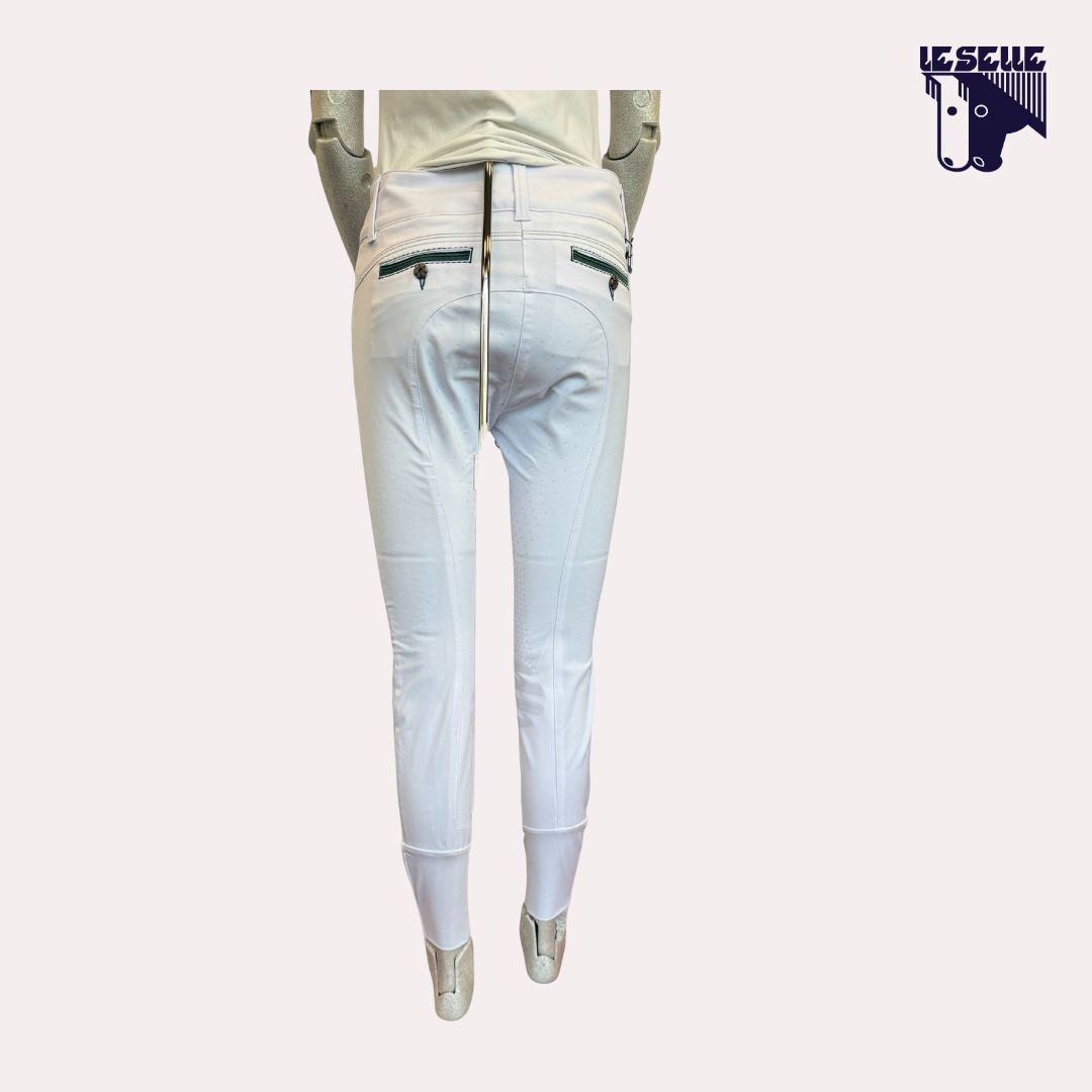 PANTALONE N57 DA GARA FULL GRIP ANIMO - BIANCO