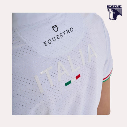 POLO DA CONCORSO BIMBA EQUESTRO PER FISE - BIANCO