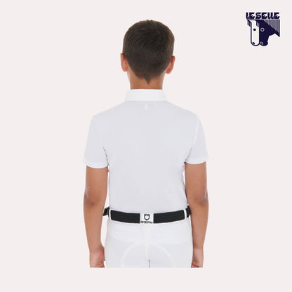 POLO ARSEN DA CONCORSO BIMBO EQUESTRO - BIANCO
