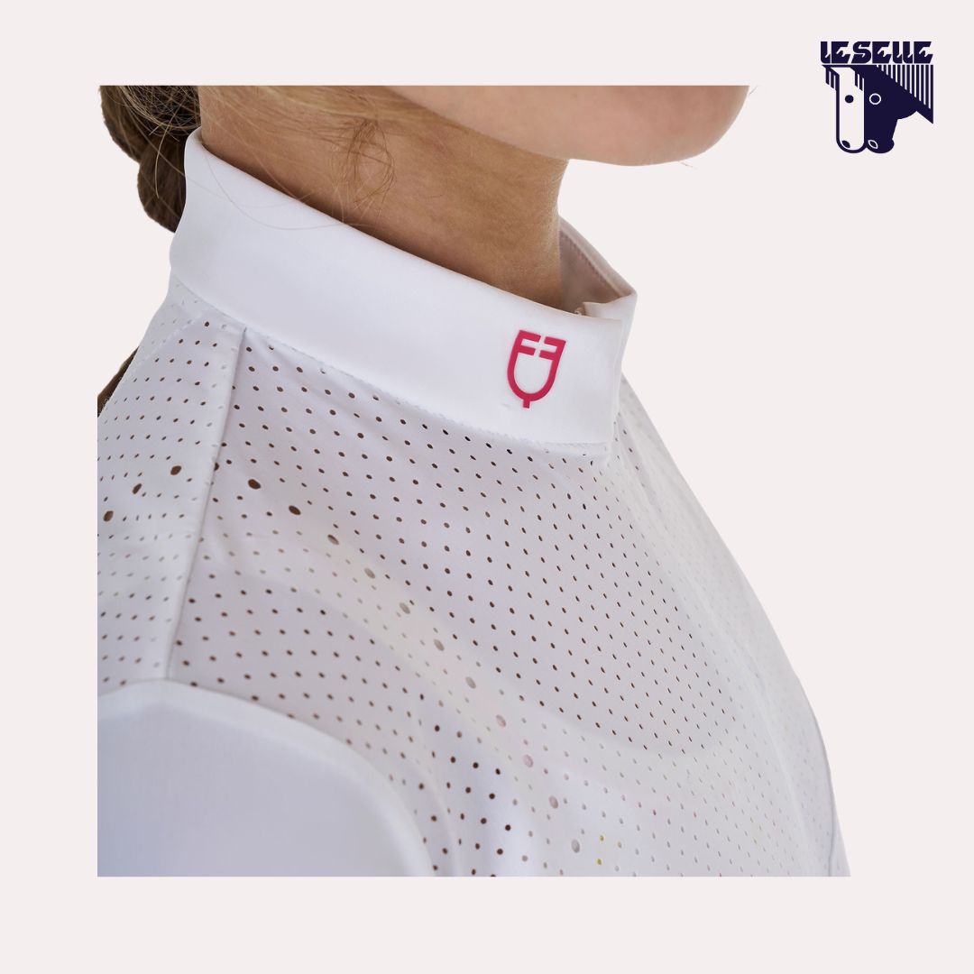 POLO DA CONCORSO BIMBA EQUESTRO - BIANCO