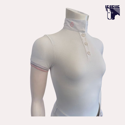 POLO DA CONCORSO BIMBA CAVALLERIA TOSCANA - BIANCO