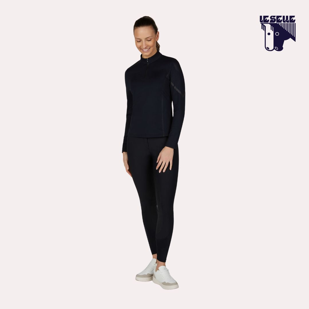 MAGLIA TERMICA PIKEUR ZONE SHIRT ATHLEISURE - NERO