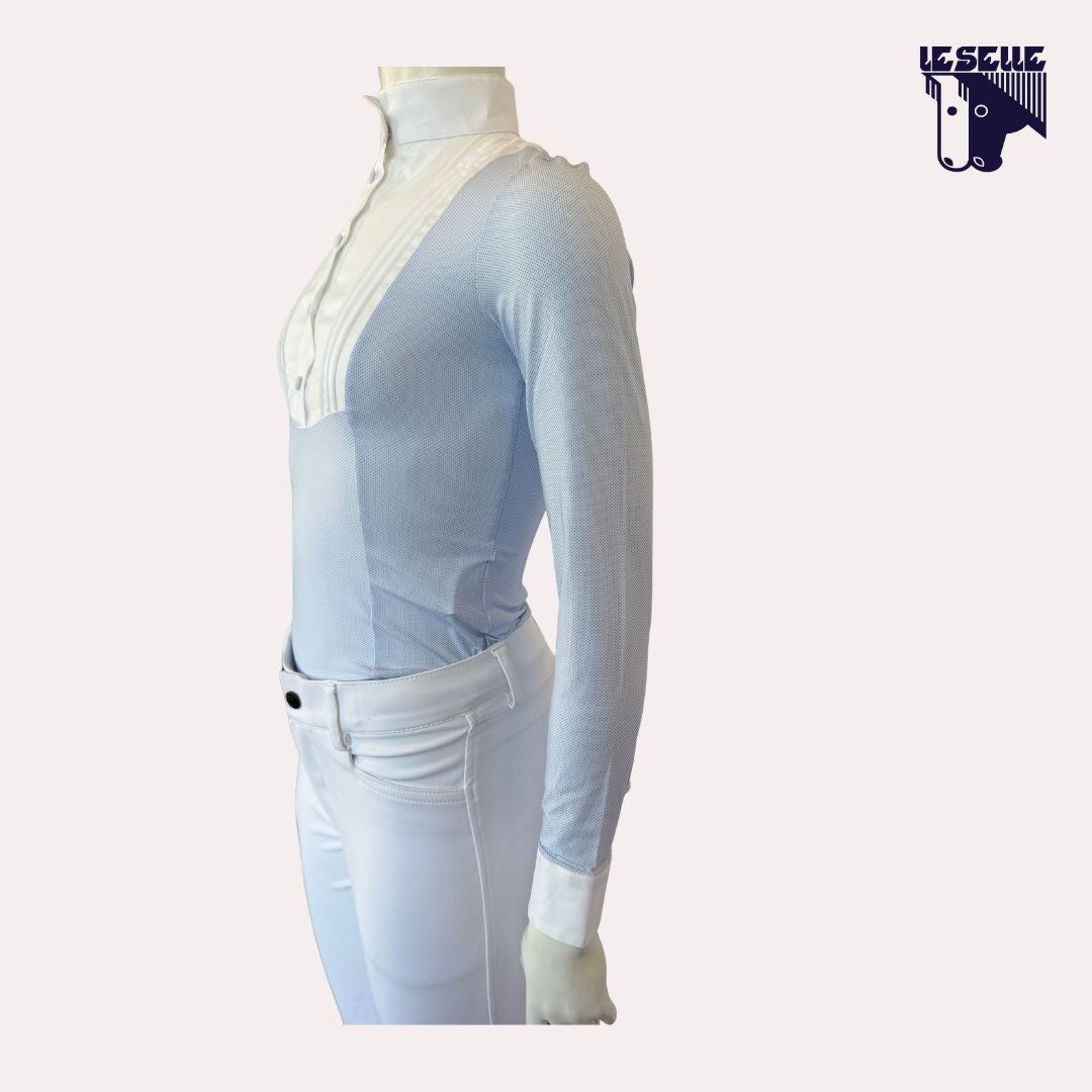 POLO DA CONCORSO BIMBA CAVALLERIA TOSCANA - AZZURRO