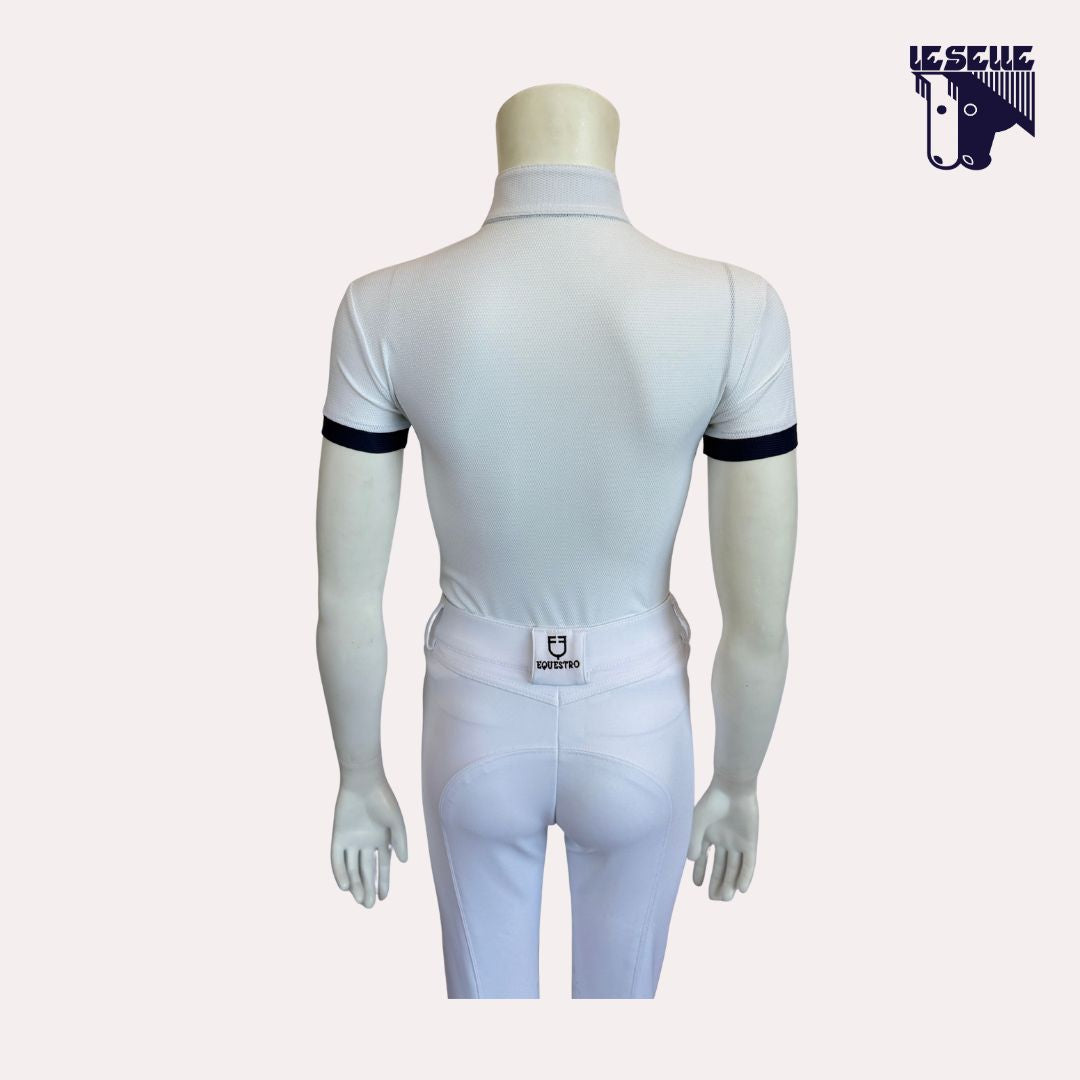 POLO LOLA DA CONCORSO BIMBA SARM HIPPIQUE - BIANCO
