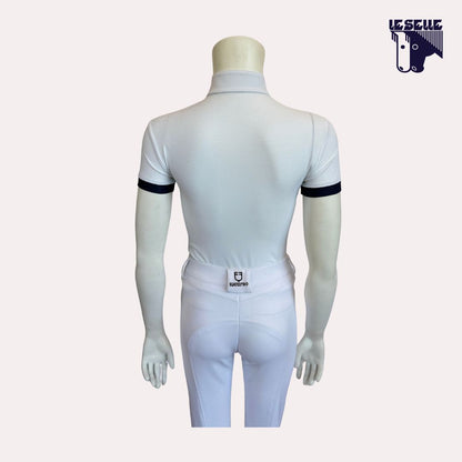 POLO LOLA DA CONCORSO BIMBA SARM HIPPIQUE - BIANCO